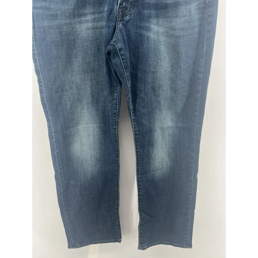 Lucky Brand 121 Heritage Slim Jeans Tagged 36/30 Actual 37/29 Mid Wash Stretch
